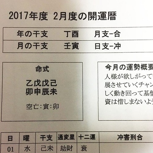 占い 四柱推命 ２７宿曜占術による毎月毎日の開運カレンダー 6ヶ月ぶん カード レター Michi 通販 Creema クリーマ ハンドメイド 手作り クラフト作品の販売サイト