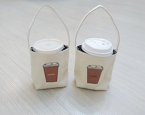 環境にやさしい飲料袋2袋入りコーヒー袋 1枚目の画像
