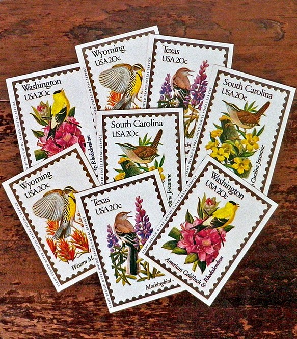 Vintage 鳥切手コレクションカードセット【U.S.A.】DA-CO078 1枚目の画像