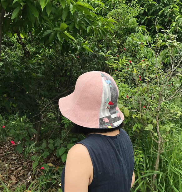 粉墨鸚鵡 /遮陽帽 雙面帽 / 第1張的照片