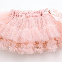 Sweet Baby Pink Handmade Classic TUTU 浪漫粉藕色手工澎澎裙 第1張的照片
