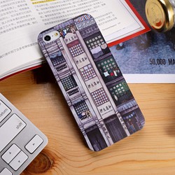 香港◎◎iPhone透明電話透明ソフトシェル◎サムスンの携帯電話のシリーズソフトシェル - 古い建物の香港パターン 1枚目の画像