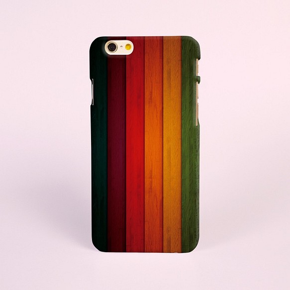 【iPhone 電話殼 Samsung Galaxy 手機殼 磨砂硬殼】彩虹木 第1張的照片