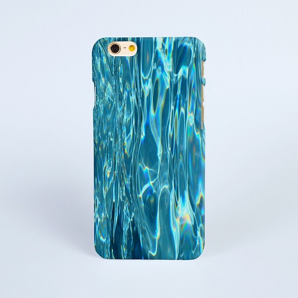 【iPhone 電話殼 Samsung Galaxy 手機殼 磨砂硬殼】湖水藍 第1張的照片