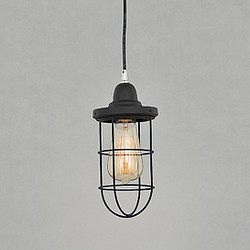 Loft工業風鐵網單燈吊燈-LS-8113-2 第1張的照片