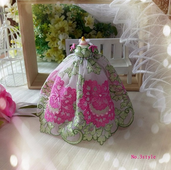 迷你蕾絲小禮服 -花開の富貴- 第1張的照片