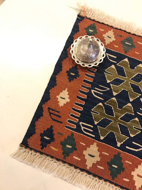 手織りの温もりを... ハンドメイド キリム kilim ✳︎国内送料無料