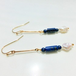 ’Santorini' earrings 1枚目の画像