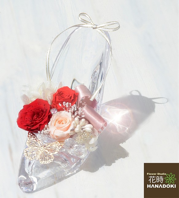 免費送貨玻璃鞋紅玫瑰的安排 第1張的照片