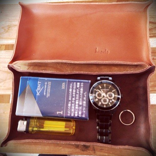 DIBO(ディーボ) Leather Watch Box 3本用 ダークブラウン 腕時計