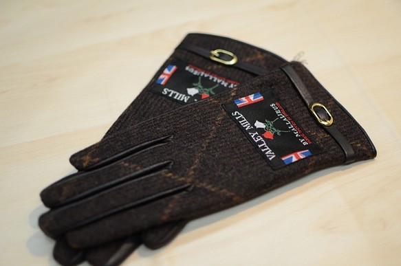レディース 手袋 BRITISHWOOL 牛革 本革 日本製 国産 高級（レディース