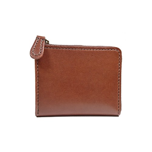 L字ファスナーの財布 全８色《受注生産》手縫い ミニ財布・コンパクト 