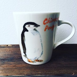 完売御礼 Chinstrap penguin original mug ヒゲペンギン マグカップ 1枚目の画像