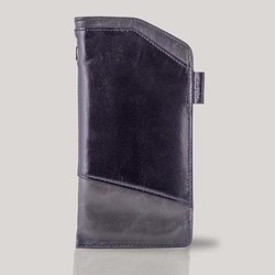 【85折】真皮皮革手機保護套 | Martini 馬丁尼‧4.7吋/5.5吋 - 黑色 第1張的照片