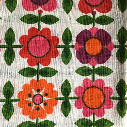 German Vintage Fabric ドイツ ヴィンテージファブリック 生地 しま 