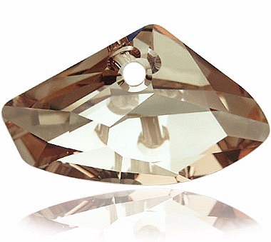 施華洛世奇Swarovski水晶元素,奧地利進口  橫元寶 39mm 金香檳 單顆裝 第1張的照片