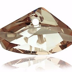 施華洛世奇Swarovski水晶元素,奧地利進口  橫元寶 27mm 金香檳 單顆裝 第1張的照片