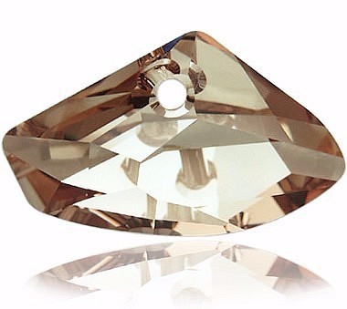 施華洛世奇Swarovski水晶元素,奧地利進口  橫元寶 27mm 金香檳 單顆裝 第1張的照片
