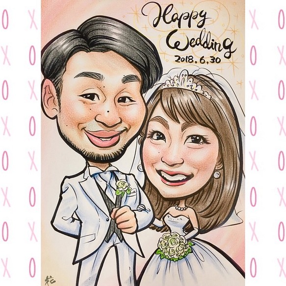 結婚式♡ウェルカムボード♡似顔絵＊プレゼントにも*♪ その他素材