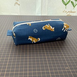銷售臥式盒裝袋（柴犬和Uzumaki藍色） 第1張的照片