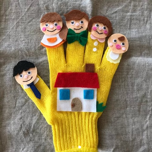 手袋シアター「おはなしゆびさん」 おもちゃ・人形 choco 通販｜Creema