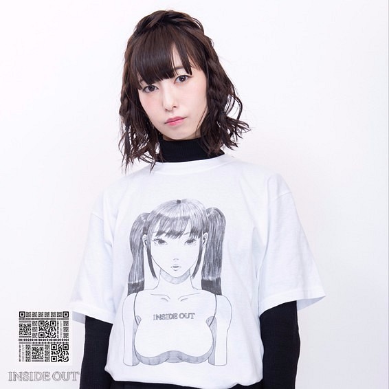 人工知能AI Tシャツ【ブランド:INSIDEOUT fashion】カラー:ホワイト 1枚目の画像