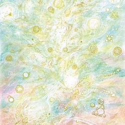 『光から生まれる命』 ≪癒し・ヒーリング≫ シリーズ　アートで癒しの空間・聖なる空間をサポートします 1枚目の画像