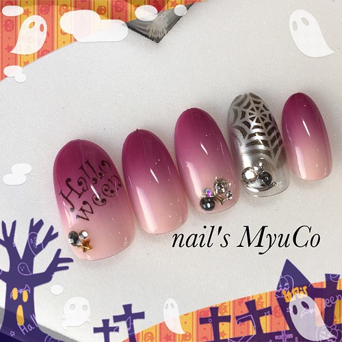 17秋新作 ハロウィン ネイルチップ ネイルチップ ネイルシール Nail S Myuco 通販 Creema クリーマ ハンドメイド 手作り クラフト作品の販売サイト