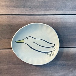 陶瓷花邊飛鳥小碟 豆皿 第1張的照片