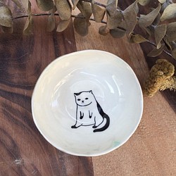 耳邊 貓系列-小圓碗 豆皿 第1張的照片