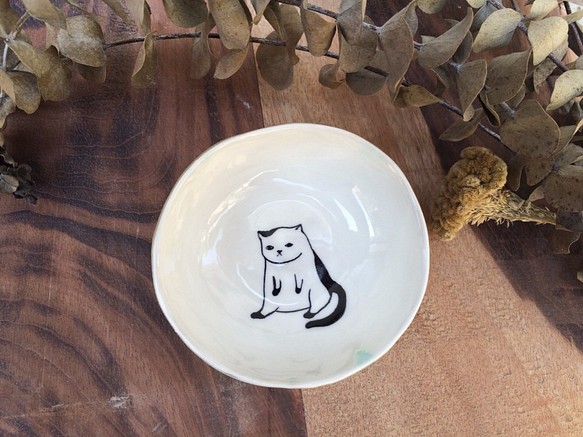耳邊 貓系列-小圓碗 豆皿 第1張的照片