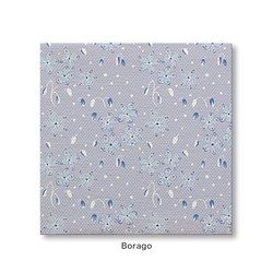 ボリジ 小花柄 ブルー 花柄 おしゃれ かわいい 北欧 植物 アートパネル ファブリックボード 壁掛け インテリア 絵画 1枚目の画像