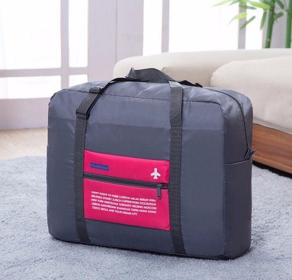 キャリー・スーツケースに付けられる大容量バッグ【ピンク】 1枚目の画像