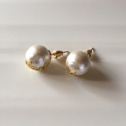 simple cotton pearl  ～white～ 1枚目の画像