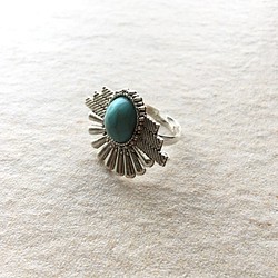 ❤turquoise × silver    ～ring～ 1枚目の画像