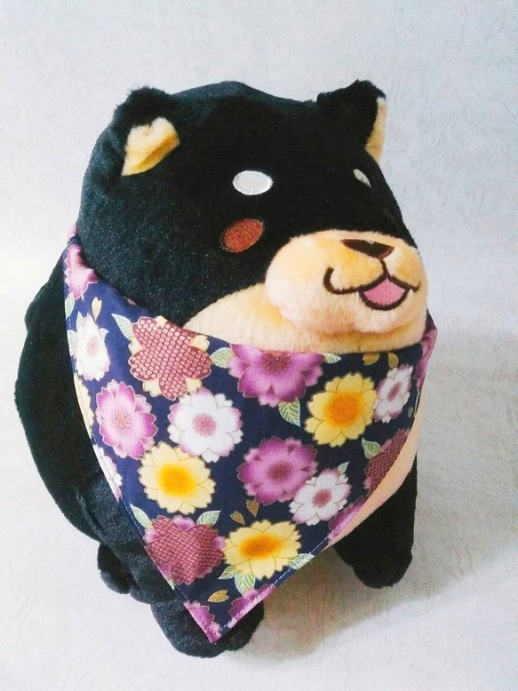 中號 - 手工製作的寵物三角巾，狗圍巾，貓領巾，寵物飾品 第1張的照片