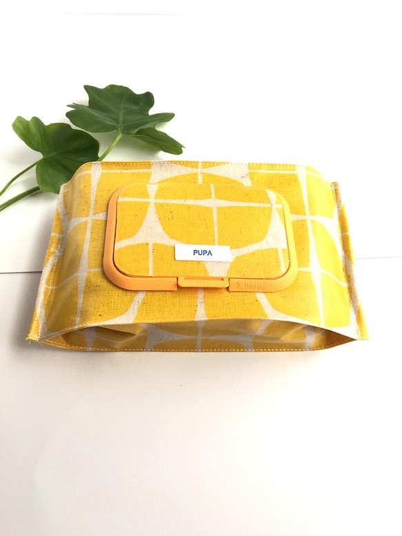 濕巾盒（黃色） 第1張的照片
