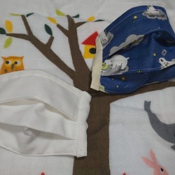 【Creema限定春の福袋】幼児用プリーツマスク2枚セット 1枚目の画像