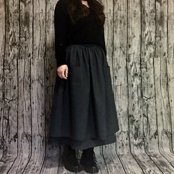 ♪セット♪→エプロン+フレアギャザースカート【サイズ、色有り】 1枚目の画像