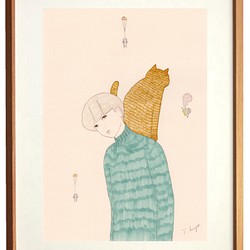 猫（ねこ） 絵画 のおすすめ人気通販｜Creema(クリーマ) 国内最大の