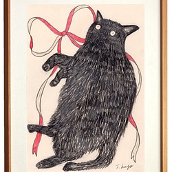 猫（ねこ） 絵画 のおすすめ人気通販｜Creema(クリーマ) 国内最大の