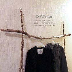 ～Drift Design～　流木のお洒落なハンガーラック　ハンガーフック　インテリア 1枚目の画像