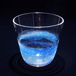 耐熱ガラス　銀河タンブラー 1枚目の画像
