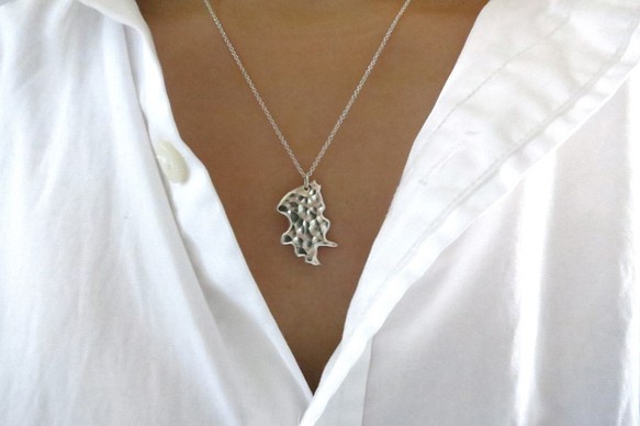 大地系列純銀項鍊 #01 sterling silver necklace 手作創意 handmade jewelry 第1張的照片