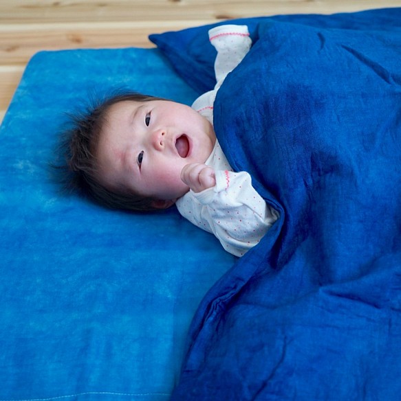 Aizen嬰兒午睡羽絨被套/紗布 第1張的照片