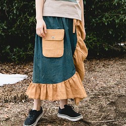 Motata裙子/ 2色/ Mikawa紡織品 第1張的照片