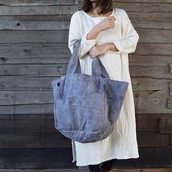 2way 手提包 / 2 色 / Mikawa 紡織圍裙帆布 第1張的照片
