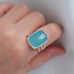 カルセドニー 指輪・リング の人気通販｜Creema ハンドメイド・手作り 