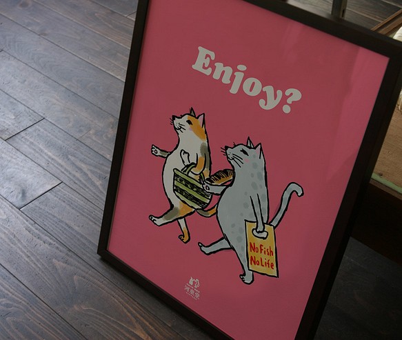 海報貓購物（粉紅色） 第1張的照片