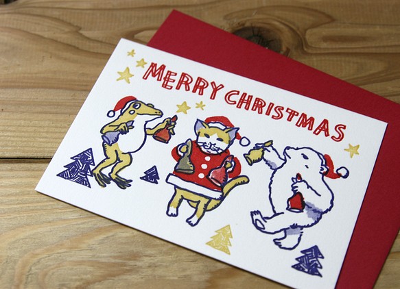 凸版聖誕賀卡 第1張的照片